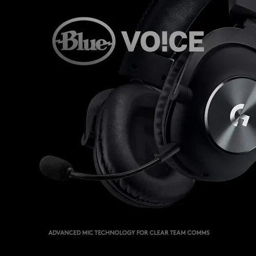 Ακουστικά, Logitech PRO X Headset, PRO-G 50 mm Drivers, 7.1 DTS Headphone:X 2.0 Surround, μαξιλαράκια αυτιών Memory Foam από δέρμα/πλέγμα, μικρόφωνο - 2