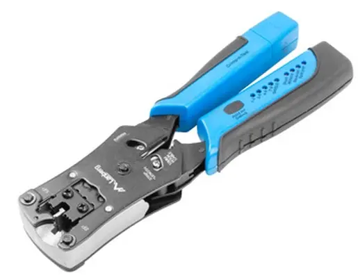 Unealtă, Lanberg unealtă de sertizat pentru RJ45, RJ12, RJ11 + tester de cabluri - image 1