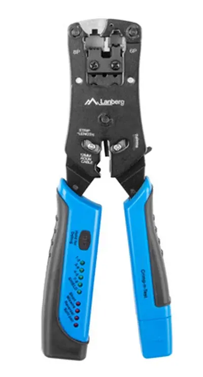 Инструмент, Lanberg crimping tool for RJ45, RJ12, RJ11 + cable tester - image 2