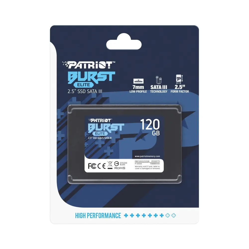 Σκληρός δίσκος, Patriot Burst Elite 120GB SATA3 2.5 - image 3