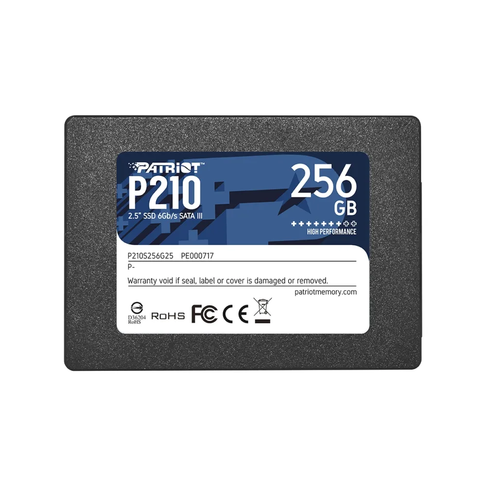 Твърд диск, Patriot P210 256GB SATA3 2.5