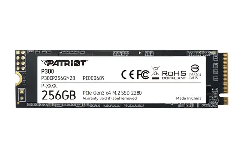 Σκληρός δίσκος, Patriot P300 256GB M.2 2280 PCIE - 1
