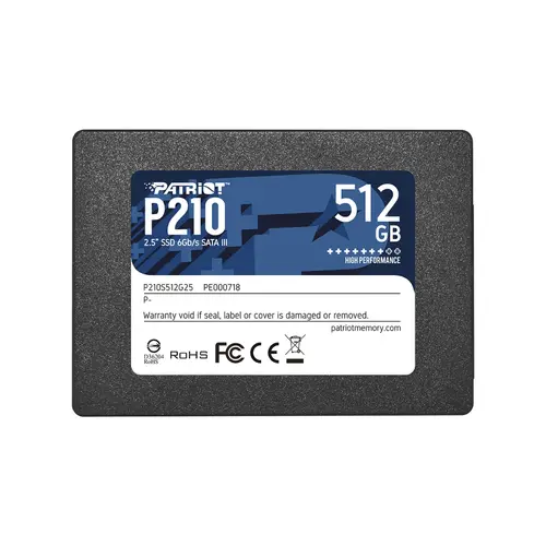 Σκληρός δίσκος, Patriot P210 512GB SATA3 2.5
