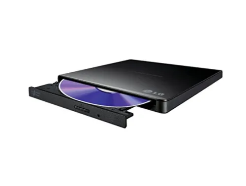 Оптично устройство, Hitachi-LG GP57EB40 Ultra Slim External DVD-RW, Super Multi, Double Layer, TV connectivity, Black