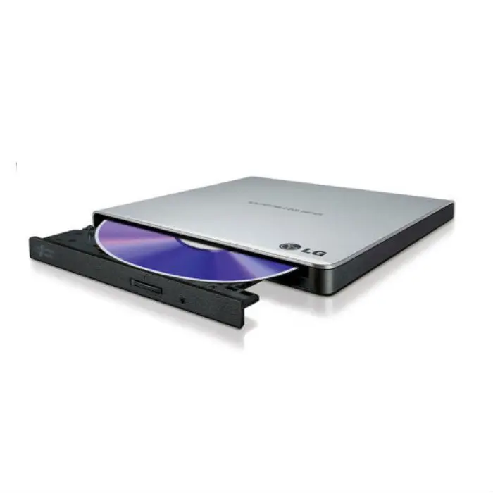 Οπτική μονάδα, Hitachi-LG GP57ES40 Ultra Slim εξωτερικό DVD-RW, Super Multi, Double Layer, συνδεσιμότητα με τηλεόραση, ασημί