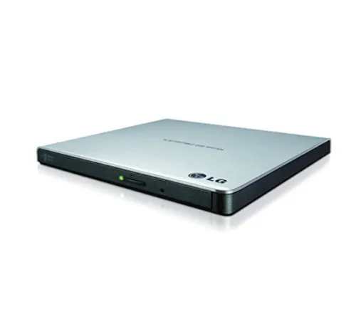 Оптично устройство, Hitachi-LG GP57ES40 Ultra Slim External DVD-RW, Super Multi, Double Layer, TV connectivity, Silver