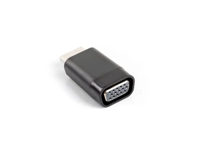 Αντάπτορας, Lanberg αντάπτορας HDMI-A (αρσ.) -> VGA (θηλ.), μαύρο - image 1