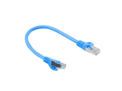 Кабел, Lanberg patch cord CAT.6 FTP 0.25m, blue - image 1