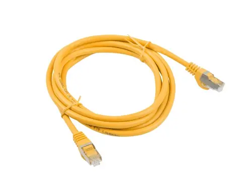 Кабел, Lanberg patch cord CAT.6 FTP 1m, orange - image 1