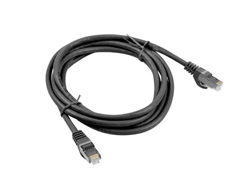 Кабел, Lanberg patch cord CAT.6 FTP 2m, black - image 1