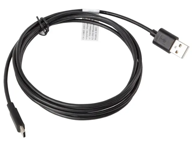 Cablu, Lanberg USB-C(M) -> USB-A (M) 2.0 cablu 1.8m, negru - image 1