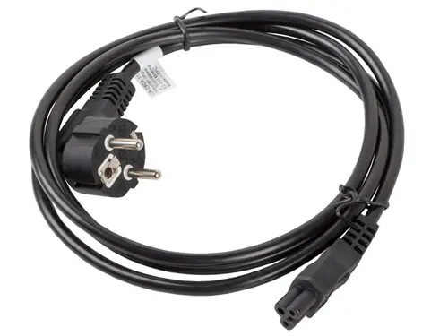 Кабел, Lanberg CEE 7/7 (MICKEY) -> IEC 320 C5 power cord 1.8m VDE, black - image 2