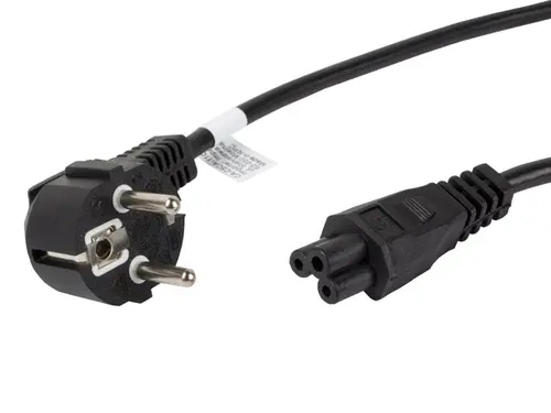 Καλώδιο, Lanberg CEE 7/7 (MICKEY) -> IEC 320 C5 καλώδιο τροφοδοσίας 1.8m VDE, μαύρο - 1