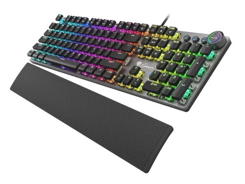 Клавиатура, Genesis Mechanical Gaming Keyboard Thor 380 RGB Backlight Blue Switch US Layout Software - image 4