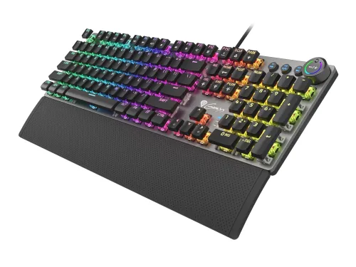 Клавиатура, Genesis Mechanical Gaming Keyboard Thor 400 RGB Backlight Red Switch US Layout Software - image 3