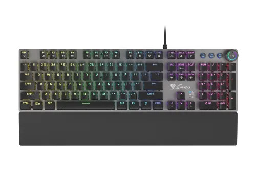 Клавиатура, Genesis Mechanical Gaming Keyboard Thor 401 RGB Backlight Brown Switch US Layout Software