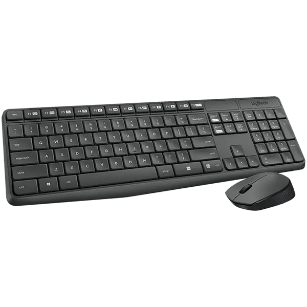 Комплект, Logitech MK235 Wireless Keyboard and Mouse Combo - image 1