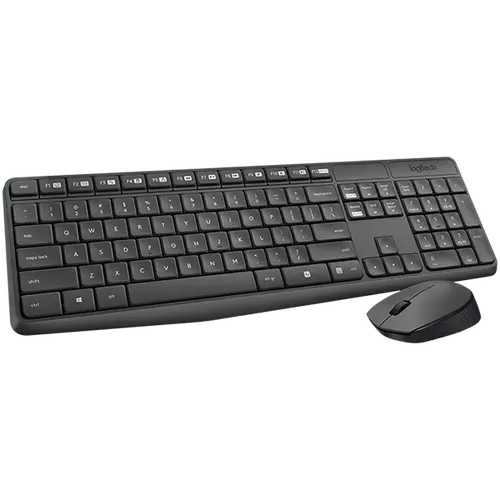 Комплект, Logitech MK235 Wireless Keyboard and Mouse Combo - image 1