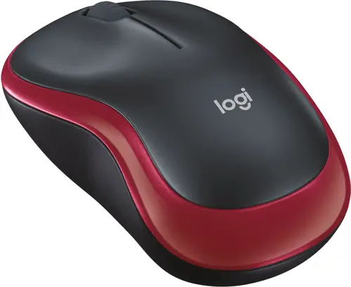 Mouse, Logitech mouse wireless M185 roșu - 2