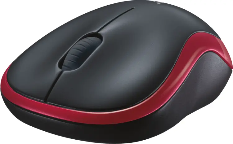 Мишка, Logitech Wireless Mouse M185 Red - image 3