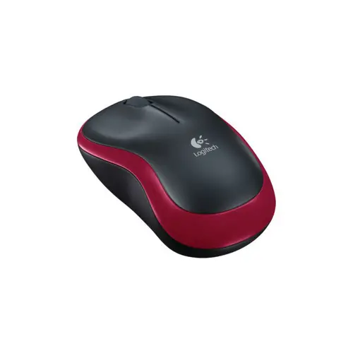 Mouse, Logitech mouse wireless M185 roșu - 1