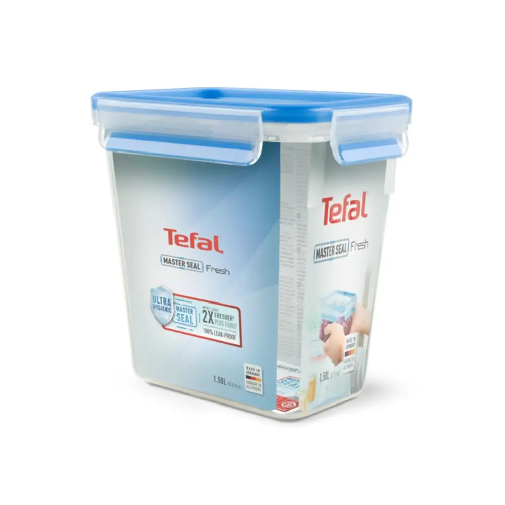 Кутия за съхранение, Tefal K3021912 CLIP&CLOSE rect 1.60L TEF - image 1