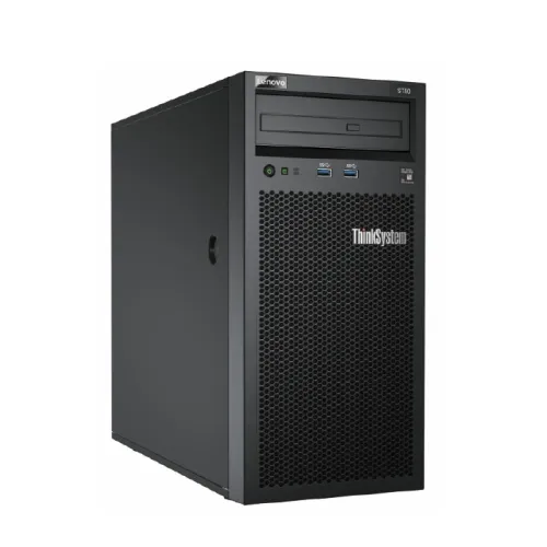 Сървър, Lenovo ThinkSystem ST50, Xeon E-2224G (4C, 3.5GHz, 8MB Cache/71W), SW RAID, 2x1TB SATA, 1x8GB, 250W, Slim DVD-RW, 3 year Warranty - image 1
