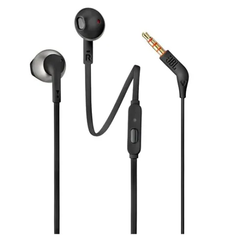 Слушалки, JBL T205 BLK In-ear headphones