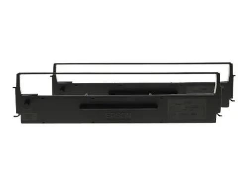 Консуматив, Epson SIDM Black Ribbon Cartridge for LX-350/300+/300+II, Dualpack - image 1
