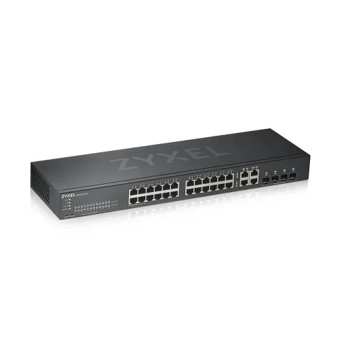 Комутатор, ZyXEL GS1920-24v2, 28 Port Smart Managed Switch 24x Gigabit Copper and 4x Gigabit dual pers., hybird mode, standalone or NebulaFlex Cloud