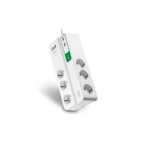Филтър, APC Essential SurgeArrest 6 outlets with 5V, 2.4A 2 port USB charger, 230V Germany - image 1
