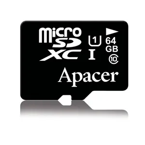 Памет, Apacer 64GB Micro-Secure Digital XC UHS-I Class 10 (1 adapter) - image 1