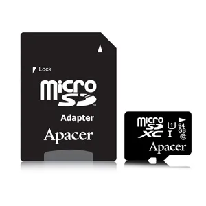 Памет, Apacer 64GB Micro-Secure Digital XC UHS-I Class 10 (1 adapter)