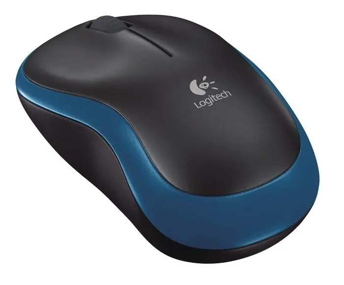 Mouse, Logitech Wireless Mouse M185 albastru - image 1