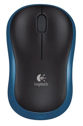 Mouse, Logitech Wireless Mouse M185 albastru - 1