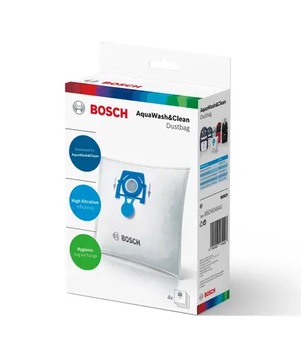 Αξεσουάρ, Bosch BBZWD4BAG Σακούλες ηλεκτρικής σκούπας, AquaWash&Clean - 1