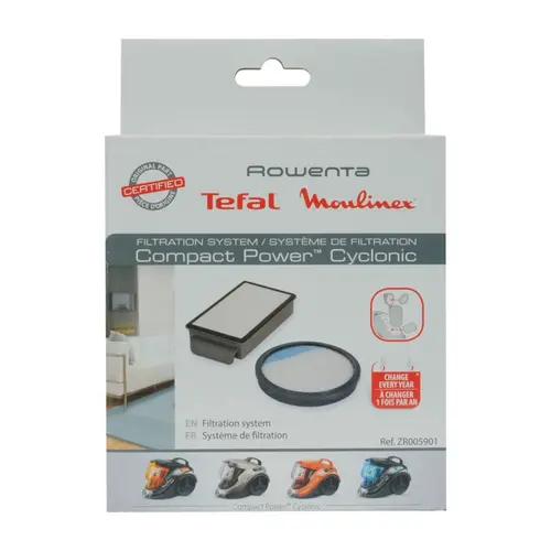 Φίλτρο, Rowenta ZR005901, Compact Power Hepa Filter*1 + Πλενόμενο φίλτρο αφρού*1 - 1