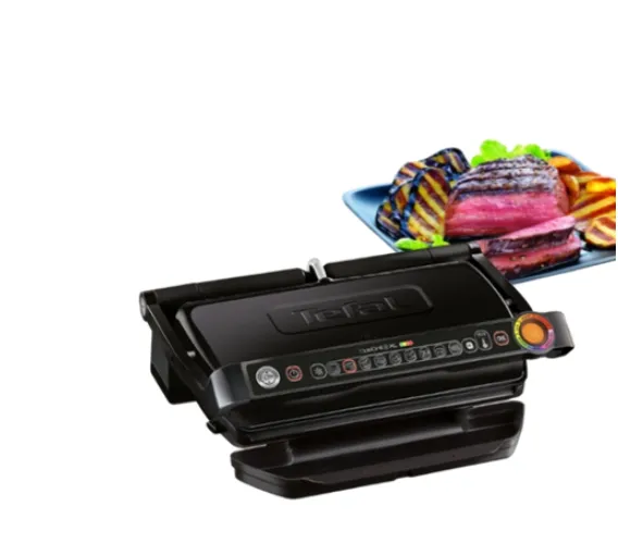 Барбекю, Tefal GC722834, Optigrill+ XL Black, 800cm2 cooking surface, automatic cooking sensor, 9 automatic programs, 4 adjustable temp., cooking level indicator, non-stick die-cast alum. Plates - image 6