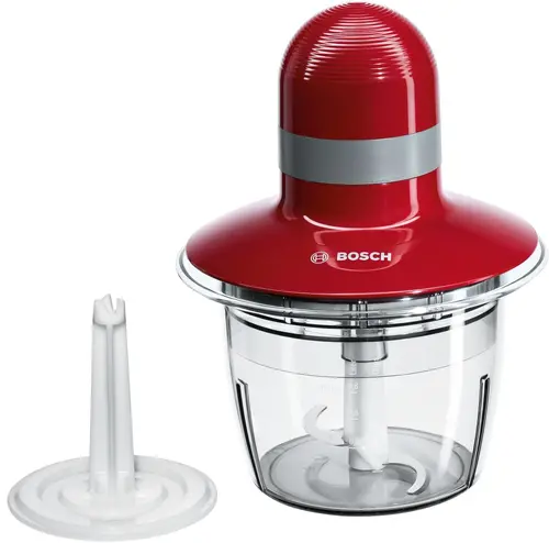 Blender, Bosch MMR08R2, Chopper, 400 W, Roșu - 1