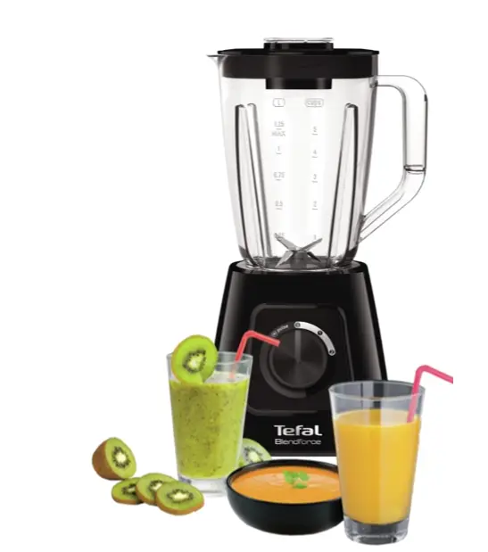 Блендер, Tefal BL420838, BlendForce II Black Plastic 600W (4 blades) - image 6