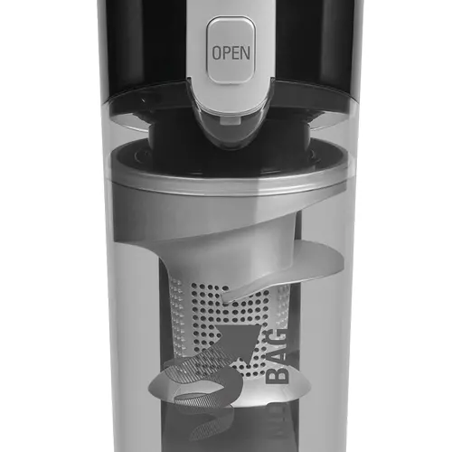 Прахосмукачка, Rowenta RH6545WH, AIR FORCE EXTREME, cyclonic technology, 14.4V  lithium ion battery, up to 30 min. running time, 5 h recharging time, Head with LED, dust container capacity: 0.65 L, 80 dB(A), black - image 3