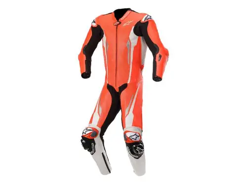 Костюм RACING ABSOLUTE LEATHER SUIT RED WHITE BLACK  ALPINESTARS