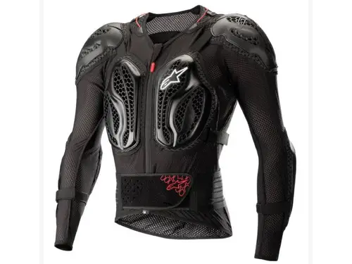 Протекторна жилетка BIONIC ACTION JACKET BLACK RED ALPINESTARS - M