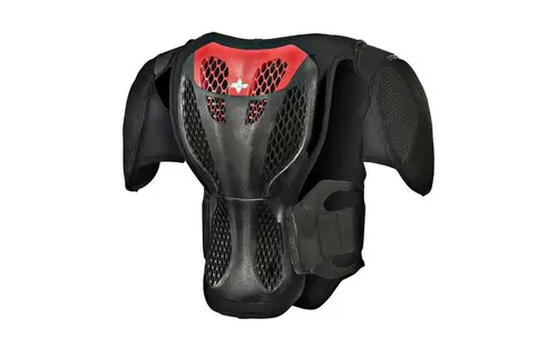 Детски протектор A-5 S YOUTH BODY ARMOR BLACK RED ALPINESTARS - image 1