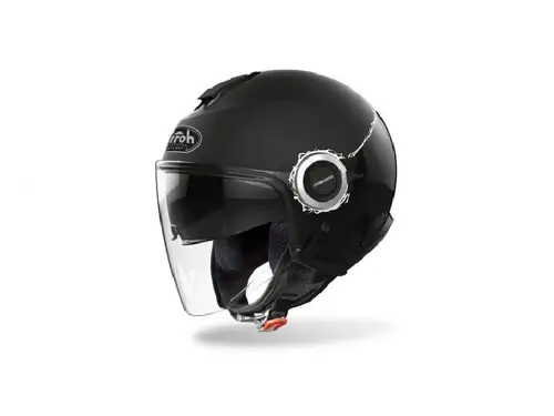 Каска HELIOS FLUO BLACK GLOSS/MATT AIROH - XS