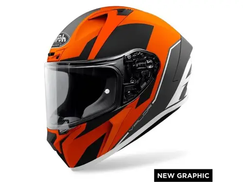 Каска VALOR WINGS ORANGE MATT AIROH - XS