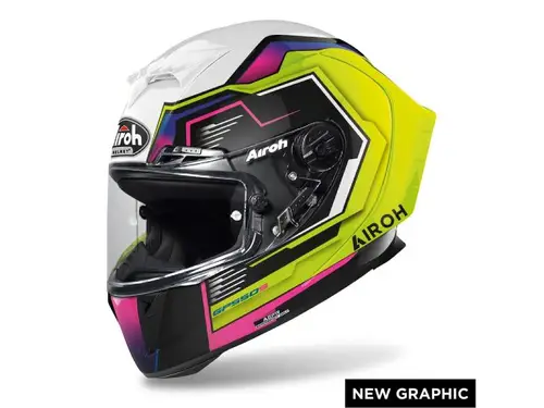 Каска GP550 S RUSH MULTICOLOR GLOSS AIROH