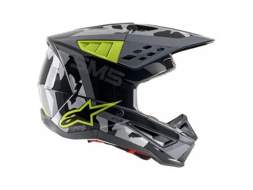 Каска S-M5 ROVER HELMET ANT YELLOW FLUO GRAY CAMO ALPINESTARS - image 3