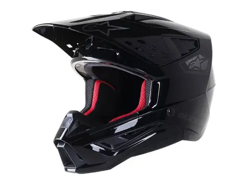 Каска S-M5 SCOUT HELMET EC BLK SILVER GLOSSY ALPINESTARS