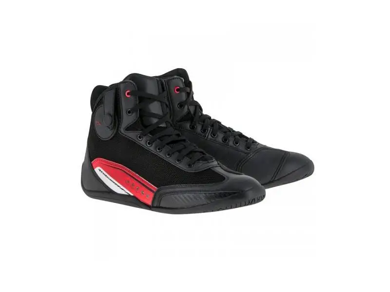 Обувки AST-1 SHOES BLACK RED ALPINESTARS